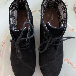 Black Suede Kala Booties